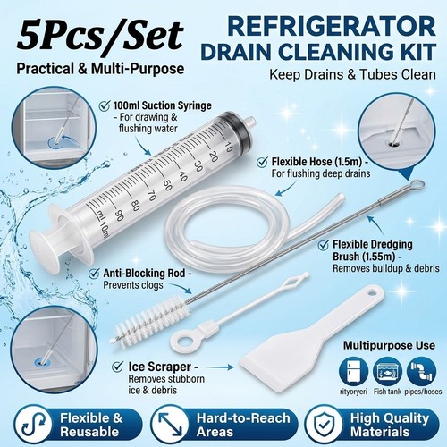 5pcs set fridge drain - 5pcs/set,