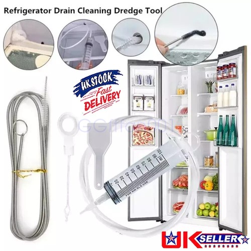 Refrigerator drain hole clog - drain,