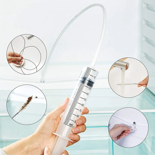 Refrigerator fridge drain hole - drain,